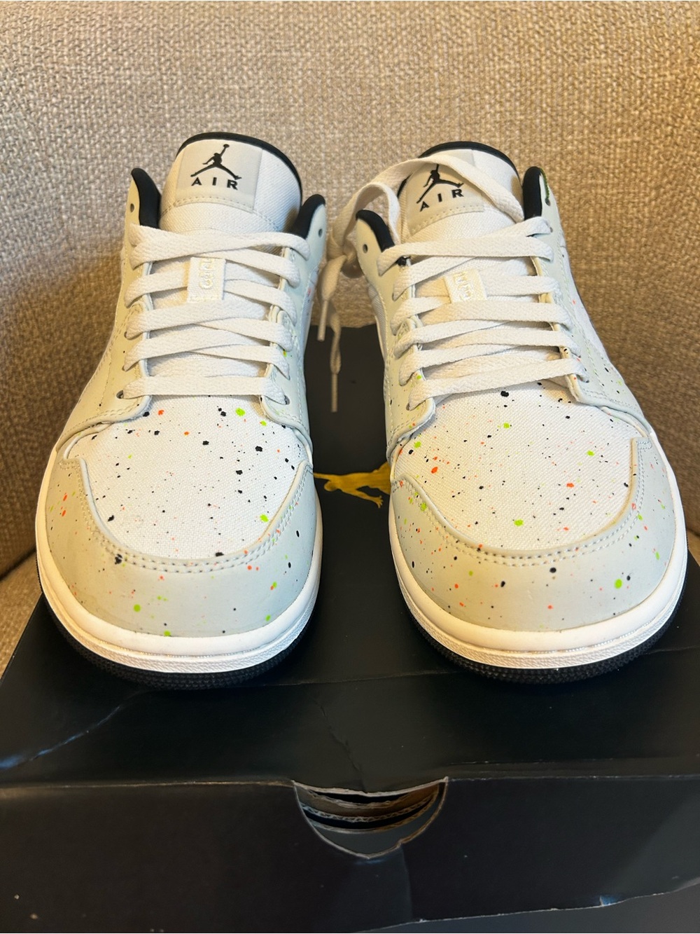 Air Jordan 1 Low SE Brushstroke/Paint Splatter – Men’s 11.5 – BRAND NEW